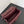 BEL AIR CLUTCH 27 IN BURGUNDY RED NAPPA LAMBSKIN GOLD HARDWARE