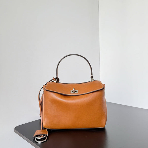 Balenciaga Rodeo 22 bag brown lambskin