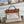 HERBAG ZIP 31 RETOURNE PEGASE POP BAG IN OFF-WHITE MIX RED CANVAS AND HUNTER COWHIDE