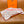 HM Brides de Gala au Fil de Soie Scarf 140x140cm Pink Orange White Silk Cashmere 269486