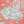 HM Brides de Gala au Fil de Soie Scarf 140x140cm Pink Orange White Silk Cashmere 269486