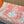 HM Brides de Gala au Fil de Soie Scarf 140x140cm Pink Orange White Silk Cashmere 269486