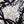HM Brides de Gala au Fil de Soie Scarf 140x140cm Black White Silk Cashmere 269488