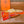 HM Les Roues de Phaeton Scarf 140x140cm Orange Yellow Silk Cashmere 269483