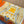 HM Les Roues de Phaeton Scarf 140x140cm Orange Yellow Silk Cashmere 269483