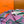 HM Les Roues de Phaeton Scarf 140x140cm Purple Yellow Silk Cashmere 269484