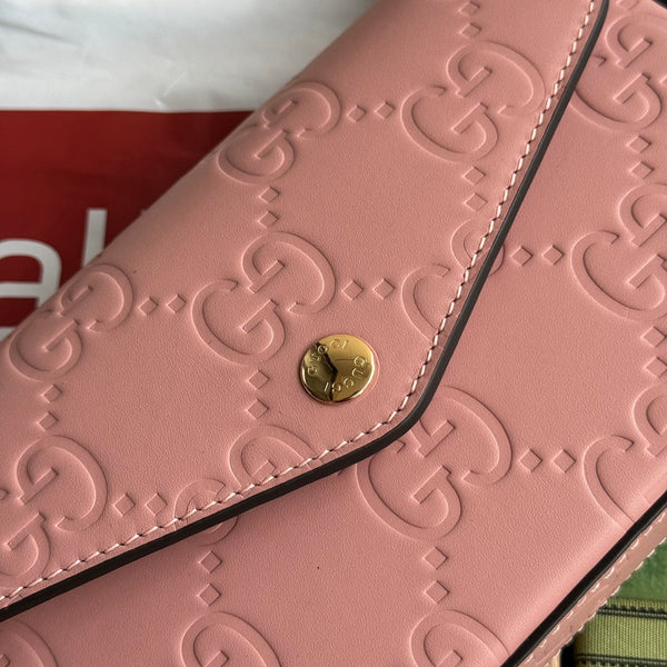 BORSA A TRACOLLA SUPER MINI 21 IN PELLE DI VITELLO ROSA BALLERINA