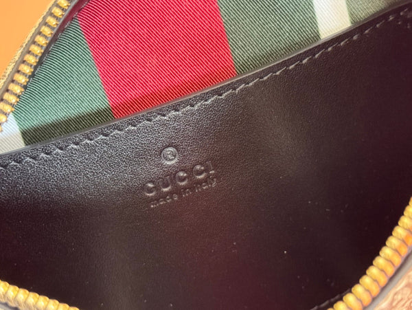 Borsa Gucci Ophidia 24,5 cm in tela nera ebano 248561