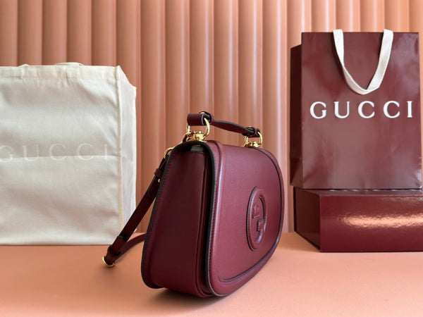 Borsa Gucci Blondie 32 Rosso Ancora Pelle Rossa 239905
