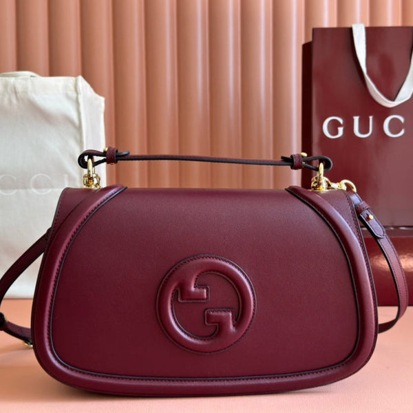 Borsa Gucci Blondie 32 Rosso Ancora Pelle Rossa 239905