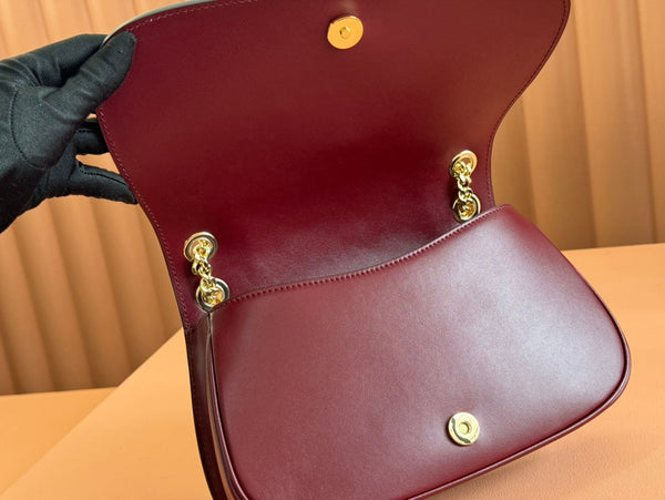 Gucci Blondie Small Shoulder Bag 26 Burgundy Calfskin 272180