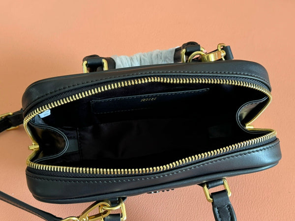 Miu Miu 19 Arcadie Black leather bag Briarwood 239710