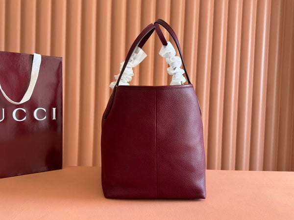 Borsa tote Gucci Totissima da 30 cm Rosso Ancora Pelle di vitello rossa 248125