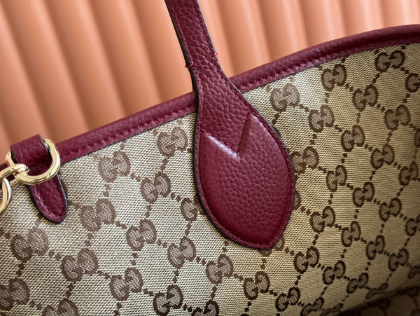 Borsa tote Gucci Totissima da 30 cm Rosso Ancora Pelle di vitello rossa 248125