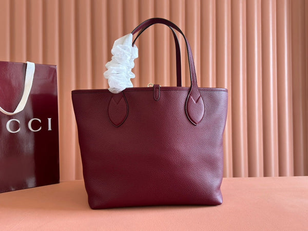 Borsa tote Gucci Totissima da 30 cm Rosso Ancora Pelle di vitello rossa 248125