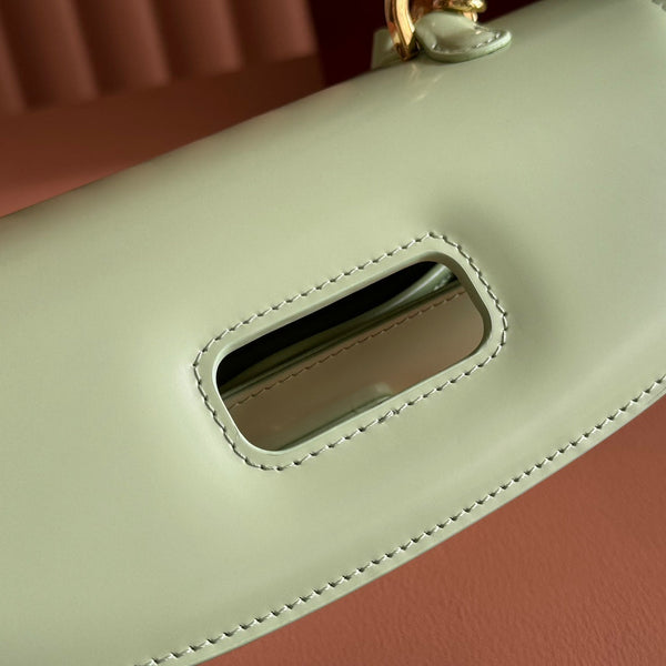 Borsa Gucci Bamboo Diva in pelle verde menta 255199