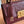 GG Padlock Handbag 20cm Burgundy GG Pattern Leather