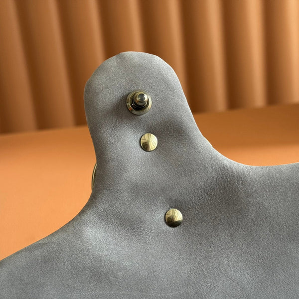 GG Marmont Shoulder Bag Dusty Blue Suede 272093