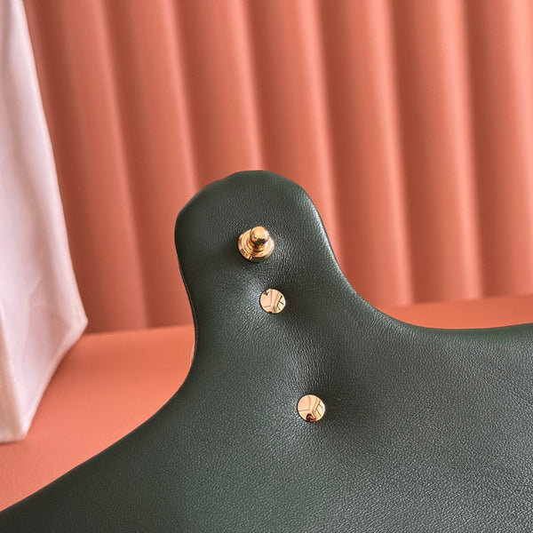 Gucci Marmont Bag 26 Dark Green Lambskin Gold Hardware 271793