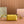 Miu Japan Pop-up Crossbody Bag 18cm Yellow Cowhide