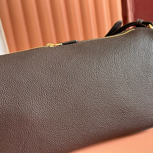 GG Half Horsebit Bag 31.5cm Black Grain Leather