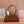 Miu Beau Semi-Circular Bowling Bag Tan Brown Leather