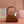 Miu Beau Semi-Circular Small Bowling Bag Tan Brown Leather
