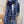Loewe Scarf 180CM Dark Blue Black Wool Cashmere 968583