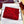 GG Double G Jacquard Scarf 200CM Red Wool 282789