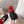 CD 26s Shade Ballet Flats Black Red Satin 939600