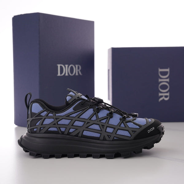 CD B31 SNEAKER BLACK AND PURPLE MESH FABRIC