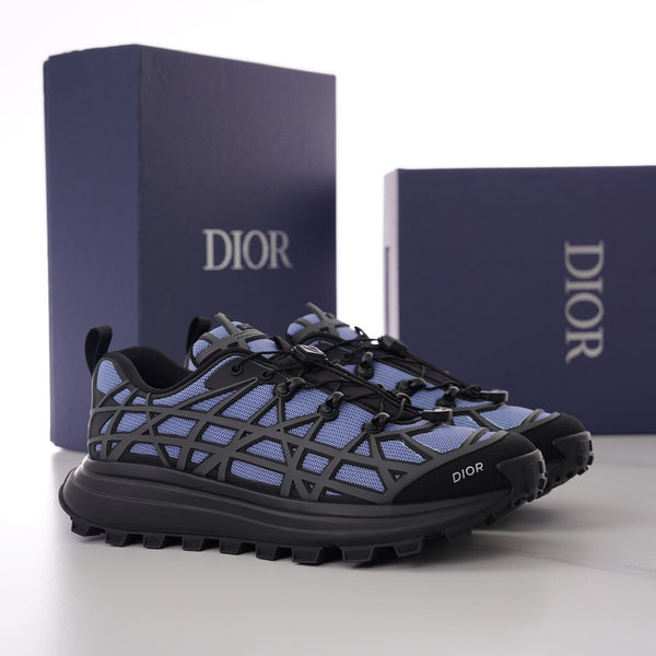 CD B31 SNEAKER BLACK AND PURPLE MESH FABRIC