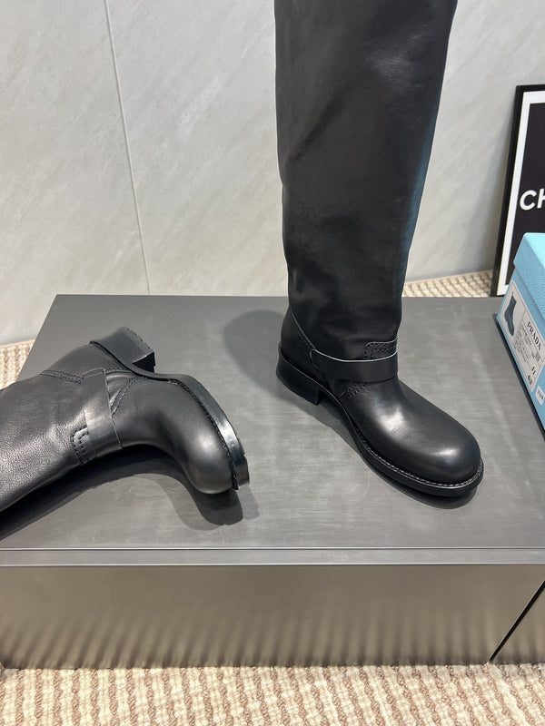 Prada 25 Boot 30mm Black Cowhide 501663