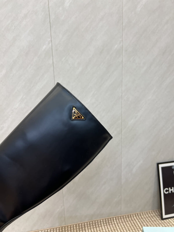 Prada 25 Boot Black Cowhide 501667