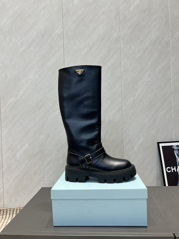Prada 25 Boot Black Cowhide 501667