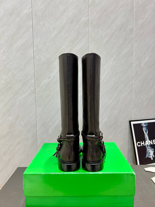 BV James Long Boot Taupe Brown Calfskin 540193