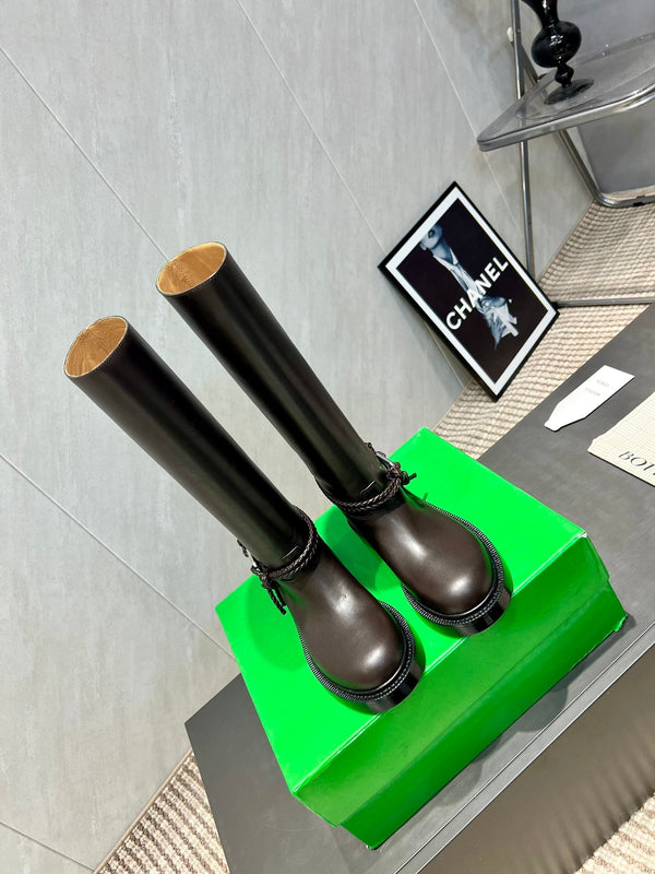 BV James Long Boot Taupe Brown Calfskin 540193