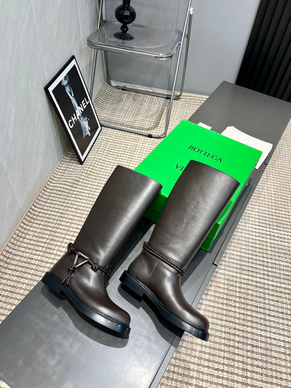 BV James Long Boot Taupe Brown Calfskin 540193