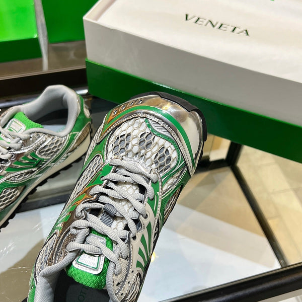 BV 26s Orbit Flash Sneaker Sliver Green Mesh Leather 735924