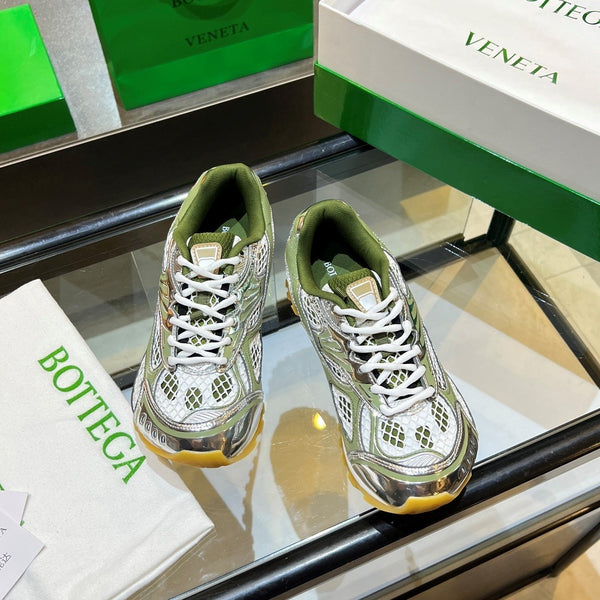 BV 26s Orbit Flash Sneaker Blanc Vert Maille Cuir 735928