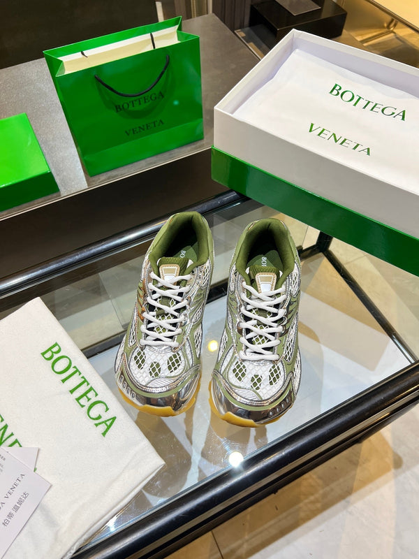 BV 26s Orbit Flash Sneaker Blanc Vert Maille Cuir 735928