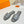HM 26s Giulia Sandal In Grey Calfskin Silver Hardware