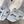HM 26s H High Heel Sandals 90mm In Grey Grained Calfskin