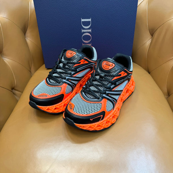 CD 25 B35 NXXT Sneaker Arancione Mesh Pelle di Vacchetta 754505