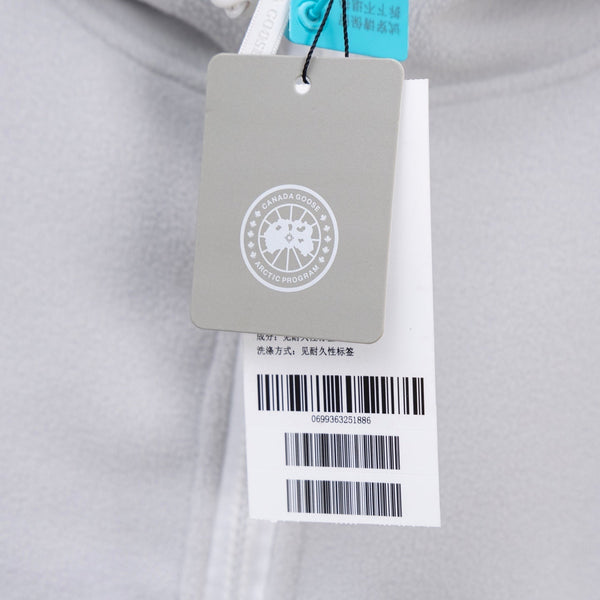 C. Goose Bomber Jacket Light Grey Lambswool 0015