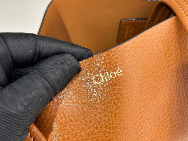 Chloe Spin Brown Calfskin