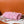24S Flap Bag 20cm Pink White Sequin Calfskin