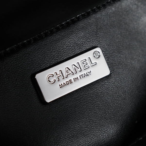 24S Flap Bag 20cm Multicolor Sequin Calfskin
