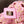 cc coco beach bag 51cm pink raffia
