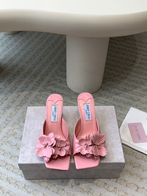Jimmy Skye 70mm in pelle di vacchetta rosa pastello 586567